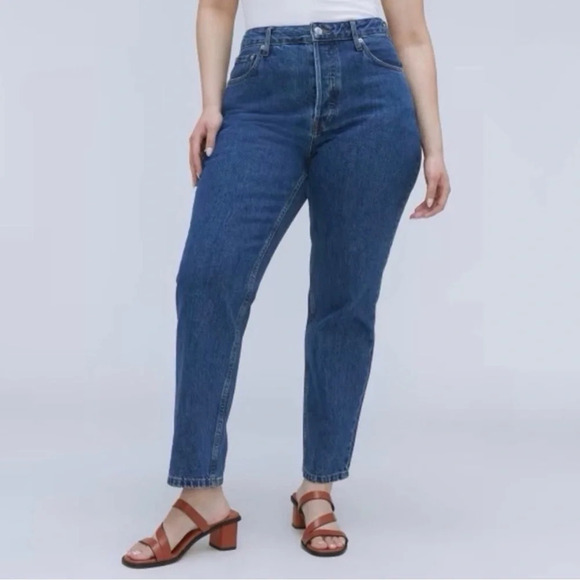 Everlane The Curvy 90's Cheeky Straight Jean Ankle Length - Picture 1 of 16